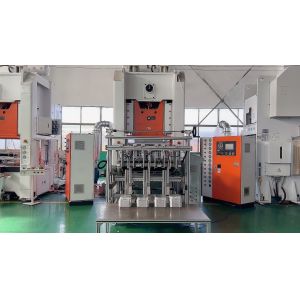Wholesale Mechanical Power Source Aluminum Foil Container Machine With Mitsubishi Inverter from china suppliers