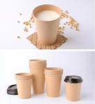 Custom Printing Logo Disposable Paper Cups Single Wall Paper Coffee Cup With