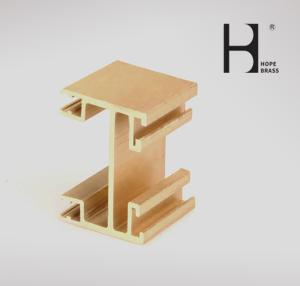 Wholesale C38500 Material customizd Size Shape Lead Copper Alloy Brass Devorative Extruded Profiles For hotel Home Decoration from china suppliers