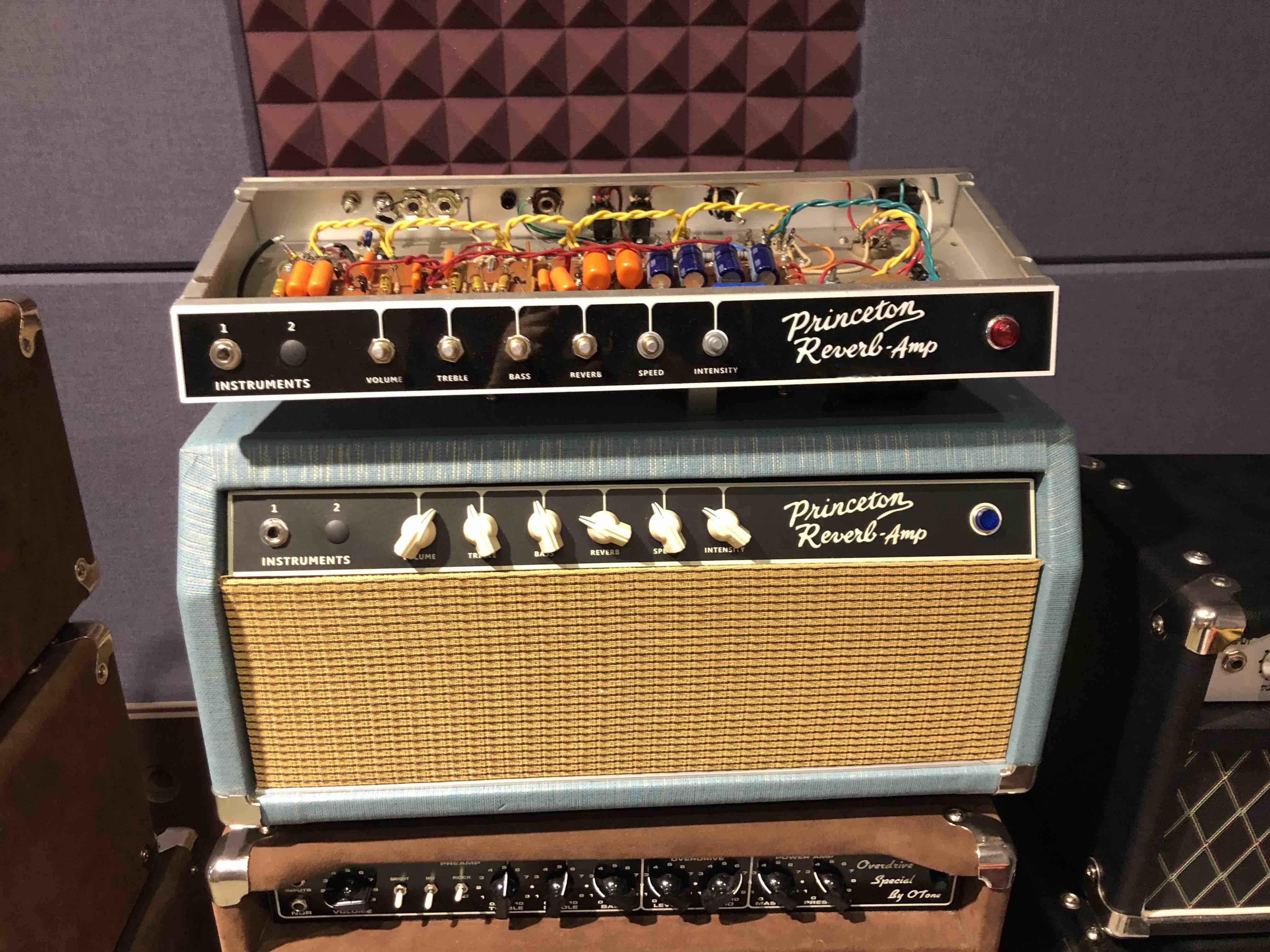 Custom 2021 NEW DESIGN Grand Princeton Reverb Amp Guitar Amplifier COMBO HEAD 15W 1*12 Inch JENSON Speaker Based on AA11