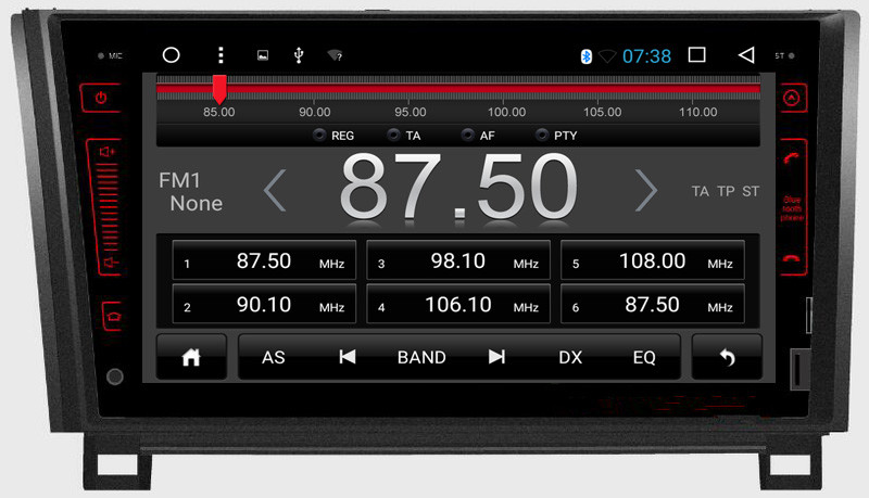 Ouchuangbo car radio gps navi video for Toyota Sequoia with SWC USB AUX bluetooth 3g wifi android 6.0 so
