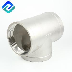 Wholesale CF8M T13401 Stainless Steel Tee Fittings Weld Acid Pickling from china suppliers