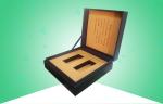Real Velvet Custom Retail Packaging Boxes , Gift Box Packaging With Spot UV