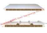Fast Construction Easy Installation Rock Wool Sandwich Panels Water Proof Wall
