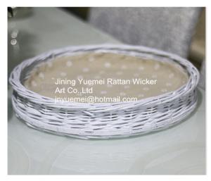 Wholesale 2016 wicker tray storage tray harmless customized home use round shape from china suppliers