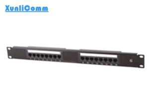 Wholesale utp cat5e 12 port 1u 19inch rj45 network patch panel from china suppliers