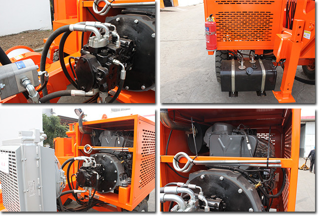 Hydraulic Puller Transmission Line Stringing Equipment Max Intermittent Pull 40kN