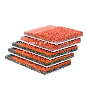 Wholesale Blue Outdoor Prefabricated Running Track / Prefabricated Rubber Roll Of Running Tracks from china suppliers