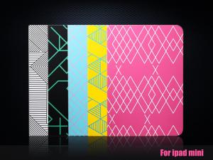 Wholesale Ipad mini geometry pu leather case from china suppliers