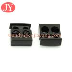 jiayang Wholesale antique brass metal draw cord end lock stopper