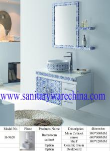 Wholesale Modern Alunimun Bathroom Vanity/ aluminum alloy bathroom cabinet/Mirror Cabinet /H-9628 from china suppliers
