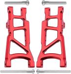 Red Rear Suspension Control Arms Ordinary Anodized 10um CNC Aluminum Parts