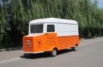 Event Attendees' Ideal Vintage Food Truck Large Size and 4 Wheels for Easy