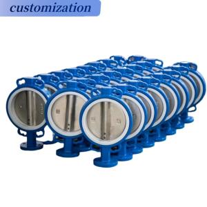 Wholesale Excellent Performance Wafer EPDM Soft Sealing Butterfly Valve with Pneumatic Actuator from china suppliers