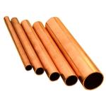Straight Diameter 8mm Copper Pipe Tube C11000 C12200 Round Shape