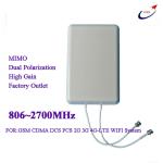 Dual band white ABS directional LTE MIMO Indoor outdoor panel antenna for signal