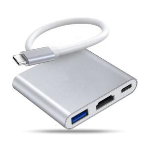 China 3 in 1 PD Charging 4K 1080P USB Type C OTG Docking Station Hub Adapter on sale