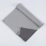 30x100cm Grey Swimming Quick Cooling Absorbent Sports Towel Swimming