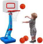 Portable Kids Basketball Hoop for Indoor and Outdoor Play Plastic Age Range 2-4