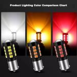 1157 1156 4014 66 SMD LED Brake Light Cars Reversing Interior LED Bulbs Auto