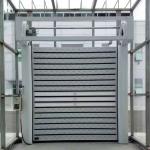 304 Stainless Steel Frame Industrial Security Door for Wind Load Areas