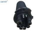 96 Core Flippe Over Dome Fiber Optic Joint Splice Closure 144 FO FTTH Cylindrica