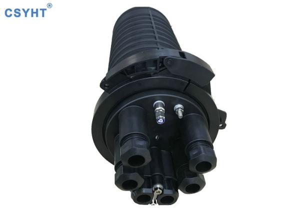 96 Core Flippe Over Dome Fiber Optic Joint Splice Closure 144 FO FTTH Cylindrica