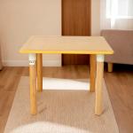 Square Brown Dining Room Table Chairs for Elderly in Home Care Community Direct