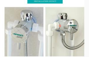 Wholesale Chrome Small Thermostatic Shower Mixer Valve , Intelligent Thermostatic Control Valve from china suppliers