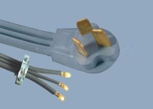 Wholesale UL CUL CSA Approved 50A 250V Heavy Duty Range NEMA 10-50P Electric Angle Plug American UL Power Cord from china suppliers