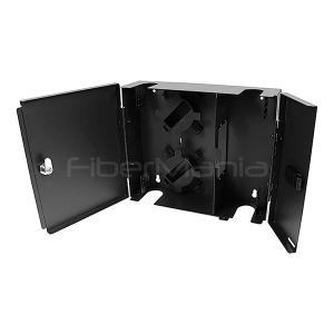 Wholesale LGX Compatible Wall Mount Fiber Enclosure With Double Doors Black from china suppliers