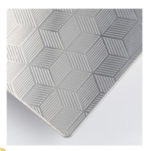 Wholesale Hot Rolled SS Checkered Sheet , Stainless Steel Diamond Plate Sheets Anti Slip from china suppliers