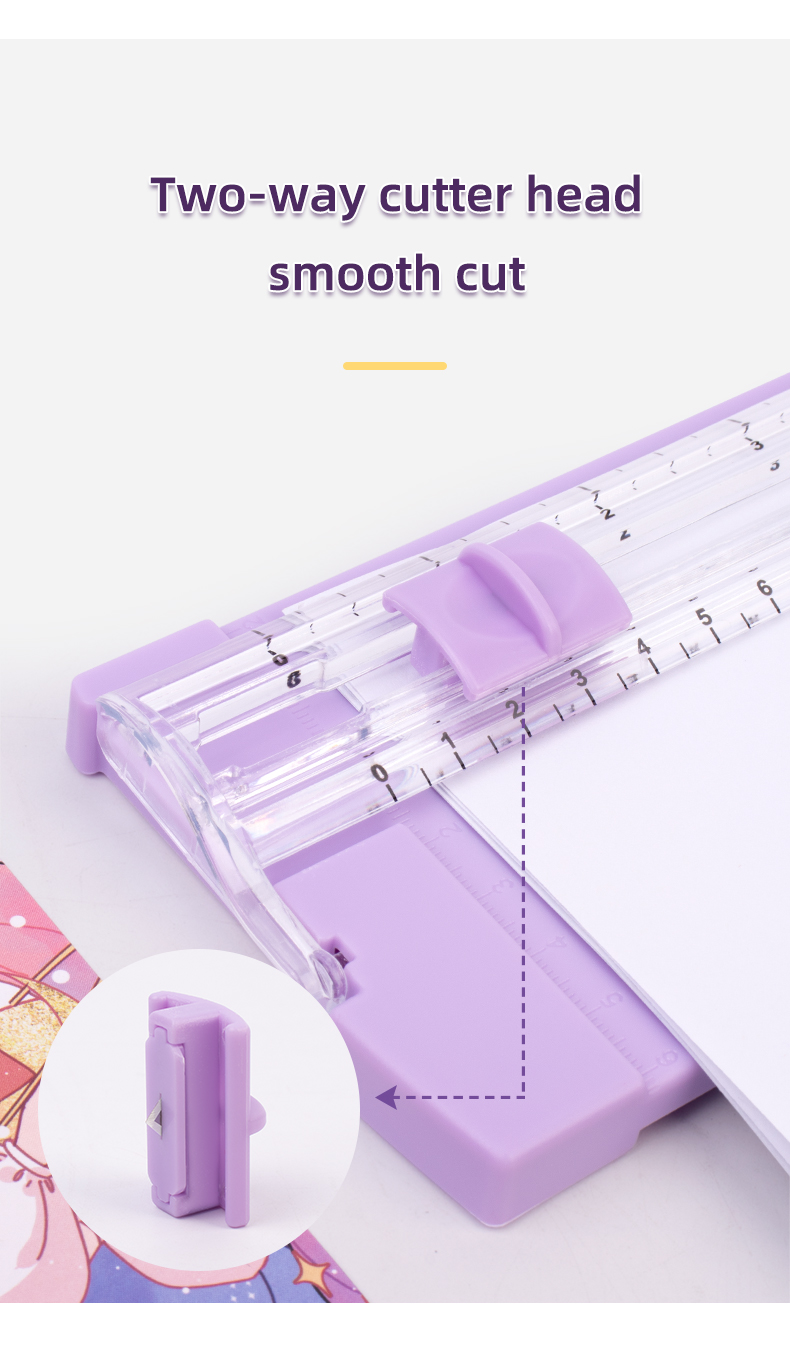 2022 Custom Cartoon A5 Mini Paper Trimmer 135g Desktop Cutter with Lightweight Design