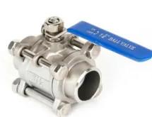 Wholesale 3PC Stainless Steel BW SW Floating Ball Valve Blow - Out Proof Stem Lever Operation from china suppliers