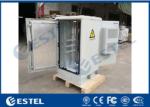 Three Point Lock Outdoor Telecom Cabinet IP55 Air Conditioner / Fans Cooling