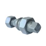 Galvanized Truck Wheel Bolts And Nuts 10.9 12.9 Grade For Mitsubishi, Isuzu