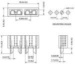 Medium ATS Blade Fuse Holders 32V 20A Automotive With Brass Terminals