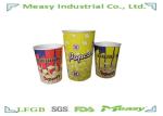 64 Ounce Disposable Oilproof Popcorn Buckets With Customized Logo