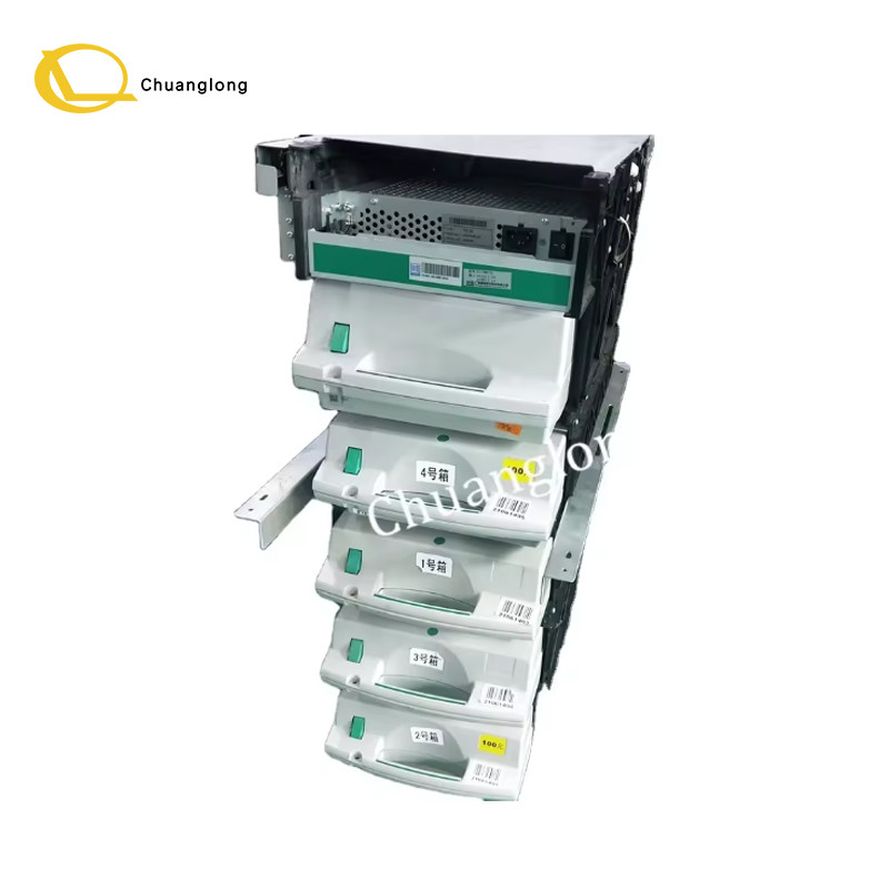 ATMs Glory NMD100 Cash Dispenser 4 Channels with 4 Cassettes NMD100 Glory Delarue Media Dispenser with Notes Cassette