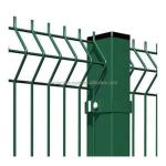 Sustainable Heat Treated Pressure Treated Wood 3D Welded Wire Mesh Fence for