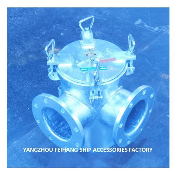 Right Angle Seawater Filter For Freshwater Pump Inlet Model BR100 CB/T497-2012