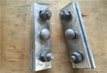 Durable Power Line Fittings Dead End Cable Clamp Three Bolt Guy Clamp
