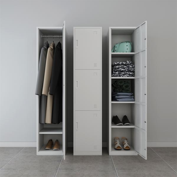 195cm Height ISO14001 Metal Clothing Cabinet