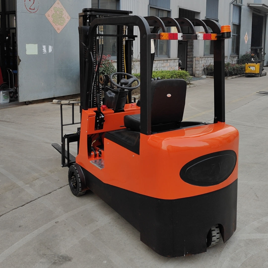 1 ton 1.5 ton 3m New three-wheeled electric forklift with small turning radius for warehouses
