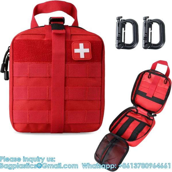 Tactical First Aid Pouch, Molle EMT Pouches Rip-Away Military IFAK Medical Bag
