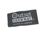 Fashion Woven Fabric Labels / Customized End Fold Sew On Clothing Labels