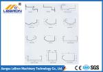 Door Frame Cold Roll Forming Machine 0.7~1.8mm Coil Thickness 15 KW Motor Power