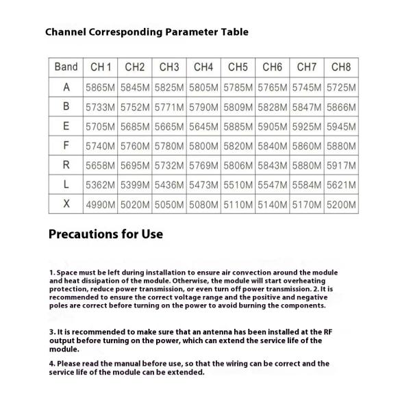 Factory Direct Sale Stock VTX 5.8G 2.5W Image Transmission for 7 10 13inch FPV RC Drone