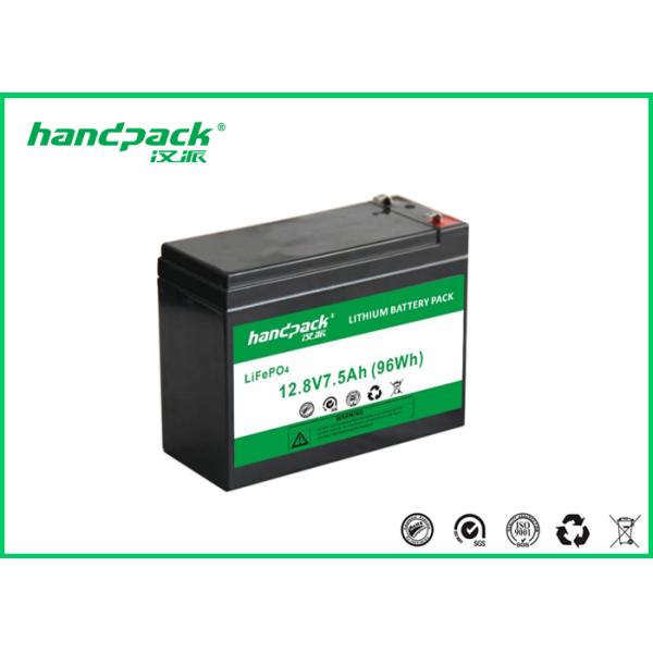 12.8V7.5Ah LiFePO4 Solar Storage Lithium Battery Pack