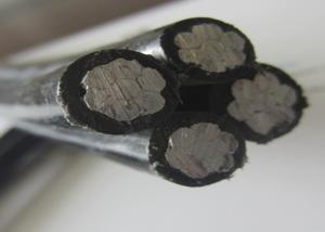 Wholesale PVC Insulation ABC Power Cable With Messenger Wire , Aerial Insulated Cable from china suppliers